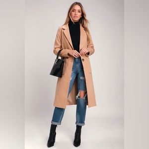 Lulu’s Style Squad Tan Coat